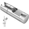 URAQT Universale Supporto Soffione Doccia, Supporto Doccia Regolabile a 360°, Rimovibile Supportos per Doccias Adatto per Asta Doccia da Diametro 18-27 mm, Universale Doccias Supportos Accessori Bagno