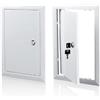 AIROPE Sportello di Ispezione 150x300 mm in ABS Plastica con Serratura a Chiave,Apertura Laterale Sinistra/Destra,Pannelli di Accesso per Contatore d'Acqua,Soffitto,Vasca,Scatole Fusibili