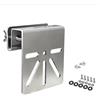 Xiuyer supporto per grondaia in acciaio inox per Eufy Security SoloCam S340/E30, supporto per telecamera di sicurezza solare, viti antiruggine, installazione senza trapano