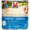 V33 Smalto per Pavimenti Interno-Esterno Bianco 0,5L