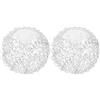PRETYZOOM Paralume Globo in Vetro 7.87In Con Filo Alluminio Paralume Di Ricambio Per Lampada Da Soffitto E Sospensione Decorativo Facile Da Installare Per Illuminazione Interni