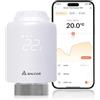 SALCAR WIFI Termostato si Connettono Direttamente TRV603 Valvole Termostatiche per Termosifoni Compatibili con Amazon Alexa & Google Assistant Valvola Termostatica Programmabili Tuya