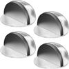 Flintronic Fermaporta Pavimento, 4PCS Blocca Porta Acciaio Inossidabile, con 4PCS Adesivo, Fermaporta a Pavimento Adesivo Protezioni per Pareti, per Proteggere Porte, Mobili, Pavimenti Duri, Ufficio