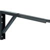 Gedotec - Console per scaffali in metallo, per montaggio a parete e tavolo, 400 x 30 x 180 mm, 1 pezzo