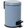 TATAY Pattumiera Soft Chiusura Ammortizzata Coperchio -Close Silenzioso | Pattumiera Casa | Capacità 3 L | Misure 17,5x22,5x25 cm | Chiusura Ammortizzata | Apertura Igienica Senza Contatto, Blu