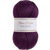 Utopia Crafts Softease - Filato per lavori a maglia e uncinetto, 100 g, colore: prugna vellutata