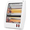 Eden pulse Stufa bianca a 2 barre al quarzo, antiribaltamento, 400-800 W