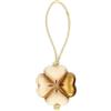 THUN, Set 5 Segnaposto a Forma di un Quadrifoglio in Ceramica Decorata a Mano, 2x0.9x2 cm h