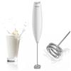 VINATO Montalatte Elettrico, Montalatte per Cappuccino con Frusta in Acciaio Inox, Frullatore a Batteria per Caffè, Latte, Cappuccino, Matcha