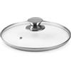 IBILI - 971624 - Coperchio di vetro e pomello in acciaio inox 24 cm