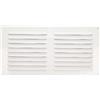 Amig - Griglia Rettangolare in Alluminio con Zanzariera | Griglie di Ventilazione per Uscita d'Aria | Ideale per Soffitto di Cucina e Bagno | Misure 150 x 300 MM | Colore Bianco