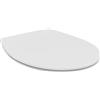 Ideal Standard Multi Suites Sedile WC, forma ovale universale, Sedile del water resistente, incluso set di cerniere per una facile installazione, in robusto duroplast - Bianco (365x435x40 mm)