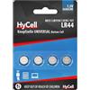 Hycell 1516-0024 Pile a Bottone Alcaline Set Batterie 4X Lr44 1,5V, V13Ga, Lr44/A76