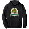 Hardcore Herbivore Green Leaves designs Hardcore Erbivoro Divertente Foglie Verdi Pianta A Base Arte Felpa con Cappuccio