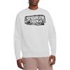 Stranger Things Stranger Things Punk Logo Unisex Sweatshirt, White Pullover Unisex - Adulto (Pacco da 1)
