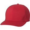 Flexfit Cappuccio Senza Cuciture Delta, Rosso, S/M