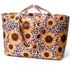 KALIDI Borsa da spiaggia extra large da 60 l, con cerniera, per weekender