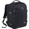 Cabin Max Metz - Borsa da cabina sottosella 40 x 30 x 20 cm, zaino da viaggio per EasyJet Ryanair Wizz Air - riciclato, cinghie di compressione, Nero Vintage, 40x30x20cm Expandable, Bagaglio a mano
