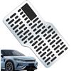 Generisch Piastra per tallone, tappetino di protezione per il tallone, in acciaio inox, resistente all'usura, pedale antiscivolo per le donne accessori per auto