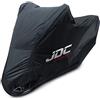 JDC Telo Copri Moto 100% Impermeabile - Ultimate Rain (Extra Forte, Fodera Felpata, Resistente al Calore, Cuciture Sigillate) - M