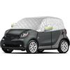 RASHION Telo Antigrandine per Auto Compatibile con Smart Fortwo 2006-2025 | Mezza Telo Grandine Auto Telo Copriauto Ispessito Telo Copriauto Antigrandine