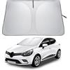 LANTU Parasole Parabrezza Per Renault Clio 4 IV RS 2013-2019 Ripiegabile Protezione Visiera Solare Con Tasca Portaoggetti Blocca Raggi UV Ombrello Da Sole