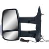 LONGLING Specchietto retrovisore sinistro braccio lungo elettrico e riscaldato con indicatore di direzione per Ford Transit V363 2014-2024