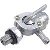 VBHdtE Serbatoio del gas Interruttore Rubinetto della benzina Valvola di intercettazione pompa per olio motore generatore(Silver)