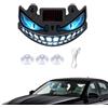 Sidaqi Occhio del diavolo solare a LED per finestrini dell'auto Luce per gli occhi | USB ricaricabile, sensore di luce e movimento ventosa luce ambientale interna wireless per avviso decorazione parabrezza auto