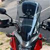Midimttop Accessori per la Modifica della Moto Compatibile con CB500X 2013-2023 Parabrezza Protezione Antivento Zanzariera Carenatura Anteriore Deflettore del Vento (Fumo grigio)