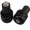 Heart Horse 2x 22mm (7/8) Moto Contrappesi per manubrio, CNC Alluminio manubrio moto tappi Anti Vibration Contrappesi Bilancieri Tappi Manubrio per Moto Scooter Bici Stree Bike Pit Bike (Nero)