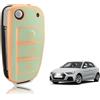 TOOMUME Cover Chiave Auto per Audi A1 Sportback S Line A3 8V 8P Q2 Q3 Q7 | Silicone Morbido, Antiurto, Anticaduta, Antigraffio, Custodia Protettiva Chiave per A4 A6 S3 S1 S5 S8 RS3 TT Seat Exeo Leon