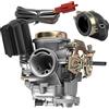 Kefflum Carburatore, 18mm Carburatore a Rulli per Rex RS 400 / RS 450 / RS 460 / GY6 50cc E-Choke