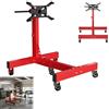 Froadp Supporto per motore e sollevatore idraulico, portata fino a 680 kg, rotazione a 360° con braccio di supporto, sollevatore idraulico stabile per cambio, supporto per cambio con ruote, supporto