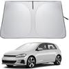 LANTU Parasole Parabrezza Per VW Golf 7 7.5 MK7 2013-2019 Ripiegabile Protezione Visiera Solare Con Tasca Portaoggetti Blocca Raggi UV Ombrello Da Sole