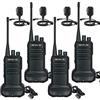 Retevis RB629 Walkie-Talkie, PMR446 Robusta Ricetrasmittenti Professionali, Copia Wireless, VOX, Radio di Sicurezza Walkie Talkie per Adulti con Microfono Altoparlante per Scuola (4 Pezzi, Nero)