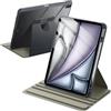 JETech Custodia Girevole per iPad Air 13 M4/M3/M2, Grigio Siderale