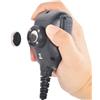 HYSHIKRA Microfono per auto a ventosa magnetica accessorio, per radio palmare/microfono/altoparlante radio mobile, compatibile con Baofeng Motorola Quansheng (Nero)