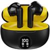 GiDaCom Auricolari Wireless con Display LED sulla Custodia, Audio Hi-Fi LHDC, Impermeabili IPX5, Bassa Latenza (31ms) - Cuffie Bluetooth per Sport, Chiamate Chiare