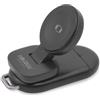 Dudùu Smartwatch Fold Adapter Supporto Pieghevole per Ricarica Wireless, Stand Portatile e Inclinabile per Smartwatch Compatibile IOS, Design Compatto