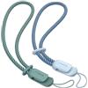 SURPHY Cordino per Cellulare,2 Pezzi Regolabili Universale Cordino | Laccio da Polso in Nylon Resistente e Antifurto,Compatibile con Portachiavi/Cuffie/Smartphone,24cm(Blu Nuvola & Verde)