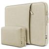 ZYB Custodie PC 15-15,6 Pollici Portatile, Custodia Computer Notebook 15.6 Pollici per 15.6 Laptop Lenovo Thinkpad Ideapad HP Dell Acer ASUS Chromebook 2019-2025 Mac Pro 16 M4 M3 M2 M1 Borsa-Beige