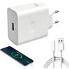 Kryolithm Caricatore USB-C da 65 W per Op Super-VOOC è un caricabatterie rapido originale e viene fornito con un cavo dati 6 A USB-A a C, è inoltre compatibile con Oppo Find X7/X6/X5/X3/Reno 11/10/8