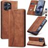 Jasonyu Cover per Motorola Moto G86, Portafoglio PU Pelle, Marrone | Flip Libro, Slot Porta Carte, Magnetica, Funzione Supporto, TPU Antiurto Custodia