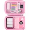 Supmay Bambini Cassa fotocamera Compatibile con ASTGMI per HiMont per TIATUA per CalineGam per Aissom per MYSTILUCK Macchina Fotocamera Istantanea, Stampa sacchetto di archiviazione carta, Rosa