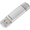 Hama - Chiavetta USB 3.0 e USB 3.1, tipo C argento argento 16 go