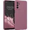 kwmobile Custodia Compatibile con Oppo A16 / A16s / A54s Cover - Back Case per Smartphone in Silicone TPU - Protezione Gommata - rosa scuro
