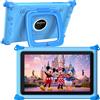 zcobro Tablet Educativo per Bambini 7 Pollici, Sistema Android, Protezione Luce Blu, Limite Tempo Schermo, Memoria Espandibile, App Montessori, Tablet Infantile Regalo con Custodia Protettiva Blu