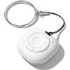 daidora Air Smart Tag Tracker, Compatibile con Apple «Find My» (solo iOS), per Valigie/Borse/Chiavi/Zaini bambini, Batteria rimovibile (Bianco)