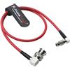 Alvin's Cables Micro BNC a BNC Cavo 12G-SDI ALTA VIDEO 4K Video Cavo coassiale, 75 ohm Ultra-soft per assistenza video blackmagic 5 monitor, rosso, angolo retto 50cm | 19,7 pollici